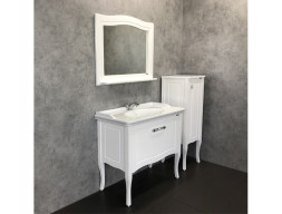 Зеркало «Comforty» Павия-95, 95x75x12,5см, Белый Глянец (00004147986CF)