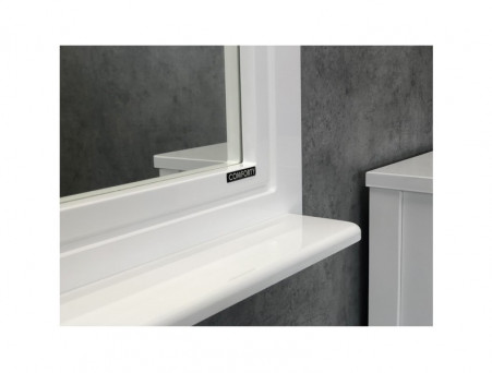 Зеркало «Comforty» Павия-95, 95x75x12,5см, Белый Глянец (00004147986CF)