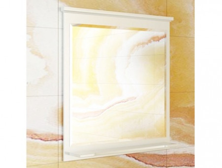 Зеркало «Comforty» Тбилиси-70, 82,5x73x12см, Белый (00003132631CF)