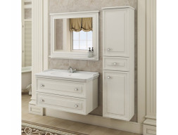 Зеркало «Comforty» Феррара-100, 98x80x12см, Белый (00004147993CF)