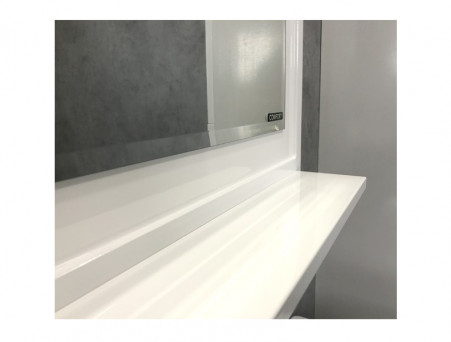 Зеркало «Comforty» Феррара-100, 98x80x12см, Белый (00004147993CF)