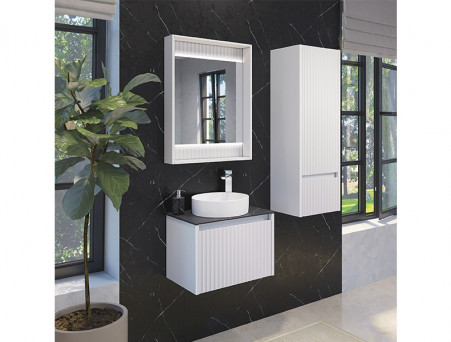 Зеркало-Короб «Comforty» Марсель-60, 60x80x12см, Белый (00-00001278CF)