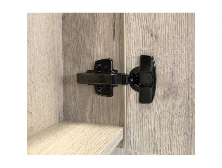 Зеркало-Шкаф «Comforty» Бонн-75, 73x80x14см, Дуб Дымчатый (00-00008473CF)