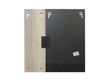 Зеркало-Шкаф «Comforty» Бонн-75, 73x80x14см, Дуб Дымчатый (00-00008473CF)