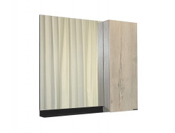 Зеркало-Шкаф «Comforty» Бонн-90, 88x80x14см, Дуб Дымчатый (00-00012610CF)