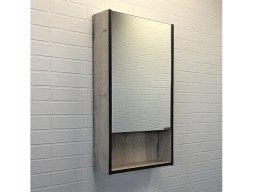 Зеркало-Шкаф «Comforty» Вена-45, 45x80x15см, Дуб Дымчатый (00-00006652CF)