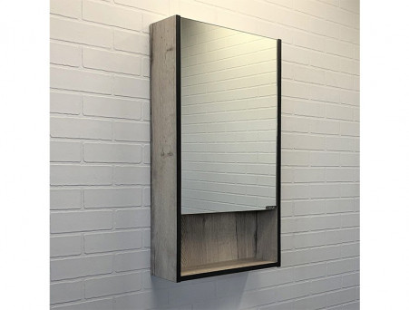 Зеркало-Шкаф «Comforty» Вена-45, 45x80x15см, Дуб Дымчатый (00-00006652CF)