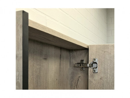 Зеркало-Шкаф «Comforty» Вена-45, 45x80x15см, Дуб Дымчатый (00-00006652CF)