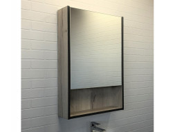 Зеркало-Шкаф «Comforty» Вена-55, 55x80x15см, Дуб Дымчатый (00-00009271CF)