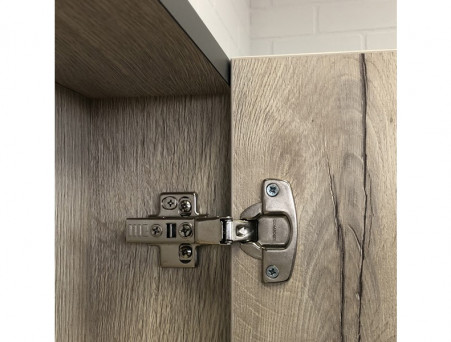 Зеркало-Шкаф «Comforty» Вена-70, 70x80x15см, Дуб Дымчатый (00-00009272CF)