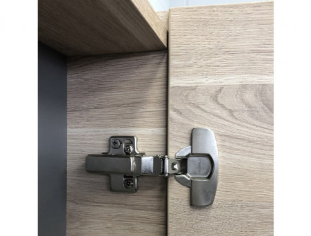 Зеркало-Шкаф «Comforty» Дуэт-75, 71,5x8x14,5см, Дуб Натуральный (00-00009924CF)