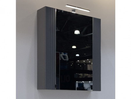 Зеркало-Шкаф «Comforty» Лима-70, 70x80x17,5см, Антрацит (00-00004891CF)