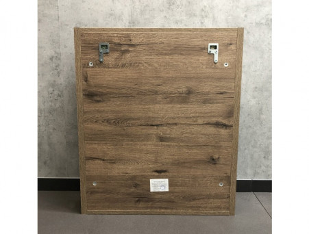 Зеркало-Шкаф «Comforty» Марио-60, 59,5x70x14см, Дуб Темный (00-00004158CF)