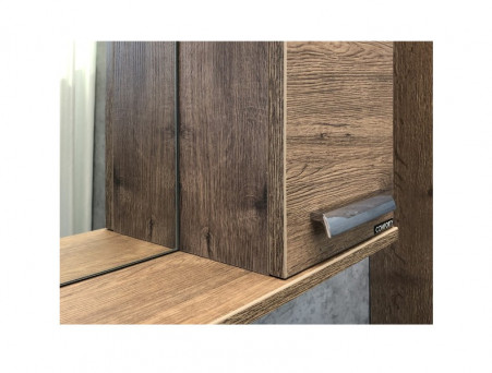 Зеркало-Шкаф «Comforty» Марио-75, 75x83,5x15,5см, Дуб Темный (00-00004159CF)