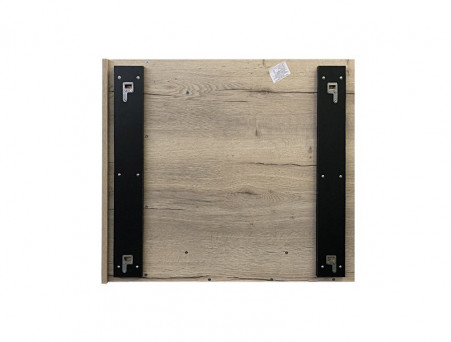 Зеркало-Шкаф «Comforty» Мерано-90, 90x80x15см, Дуб Дымчатый (00-00008508CF)