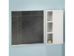 Зеркало-Шкаф «Comforty» Милан-120, 118x80x16см, Белый (00004136261CF)