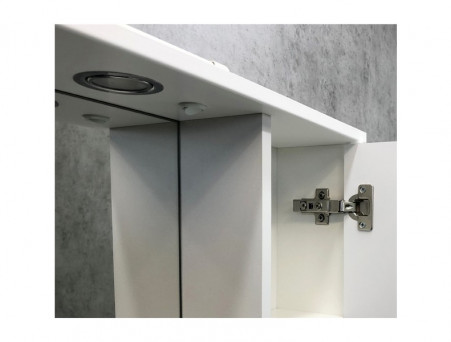 Зеркало-Шкаф «Comforty» Модена-75, 75x79x15,5см, Белый (00-00001640CF)