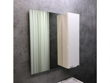 Зеркало-Шкаф «Comforty» Неаполь-80, 80x75x17см, Белый (00004147561CF)