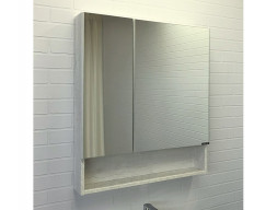 Зеркало-Шкаф «Comforty» Никосия-70, 70x80x13,5см, Дуб Белый (00-00006163CF)