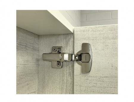 Зеркало-Шкаф «Comforty» Никосия-70, 70x80x13,5см, Дуб Белый (00-00006163CF)