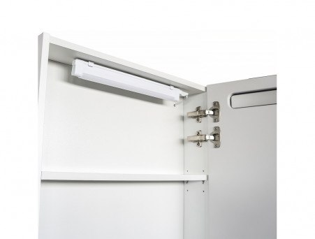 Зеркало-Шкаф «Comforty» Никосия-60, LED Подсветка, 60x80x14,5см, Белый (00-00014145CF)