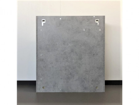 Зеркало-Шкаф «Comforty» Осло-70, 70x80x14,5см, Бетон Светлый (00-00006164CF)