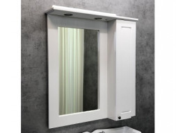 Зеркало-Шкаф «Comforty» Палермо-80, 79x86x15см, Белый (00004139246CF)