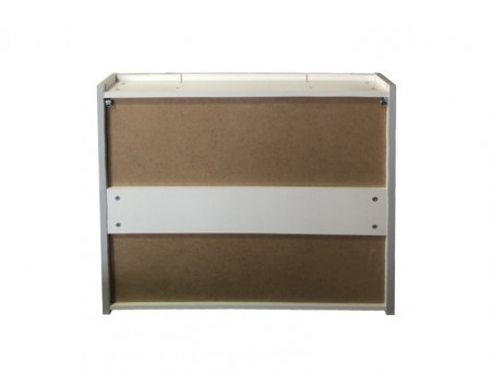 Зеркало-Шкаф «Comforty» Сорренто-90, 88x80x15см, Серый (00-00001968CF)