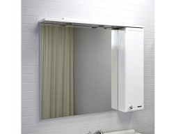 Зеркало-Шкаф «Comforty» Сочи-100, 100x82x15,5см, Белый (00003132226CF)