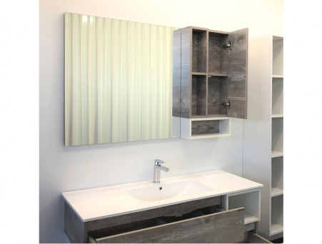 Зеркало-Шкаф «Comforty» Турин-120, 118x80x14см, Дуб Бежевый (00004137136CF)