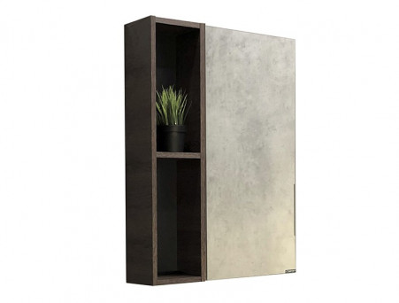 Зеркало-Шкаф «Comforty» Франкфурт-60, 60x80x14,5см, Дуб Шоколадный (00004150528CF)