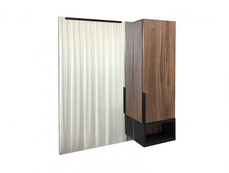 Зеркало-Шкаф «Comforty» Штутгарт-75, 73x80x16см, Дуб Темно-Коричневый (00004151037CF)