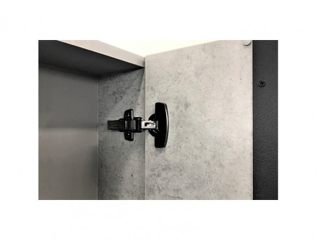 Зеркало-Шкаф «Comforty» Эдинбург-75, 73x80x16,5см, Бетон Светлый (00004149063CF)