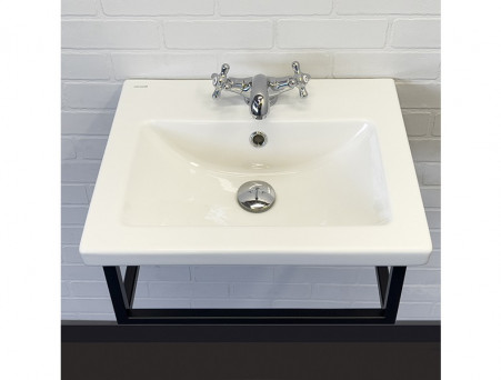 Консоль «Comforty» COMO 50 с Раковиной, 50,5x23x40,5см, Черный Муар (00-00013448CF)