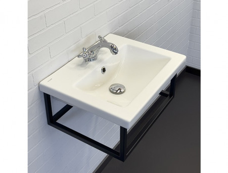 Консоль «Comforty» COMO 50 с Раковиной, 50,5x23x40,5см, Черный Муар (00-00013448CF)