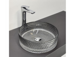 Раковина Накладная «Comforty» Стеклянная, 36x11x36см, Прозрачная (CF21010)