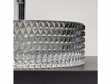 Раковина Накладная «Comforty» Стеклянная, 36x11x36см, Прозрачная (CF21010)