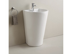 Раковина с Пьедесталом «Comforty» Моноблок, 53,5x80x48см, Белая (192)