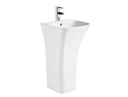 Раковина с Пьедесталом «Comforty» Моноблок, 45x83x43,5см, Белый (173)