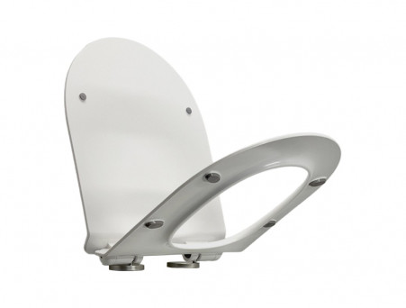Сиденье для Унитаза «Comforty» для 104, Микролифт, Тонкое, Белое (00-00008494CF)