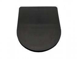 Сиденье для Унитаза «Comforty» для 105MB, Микролифт, Тонкое, Черное (00-00010682CF)