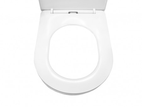 Сиденье для Унитаза «Comforty» с Микролифтом, Тонкое, 5x37x45,5, Белое (CF4090)