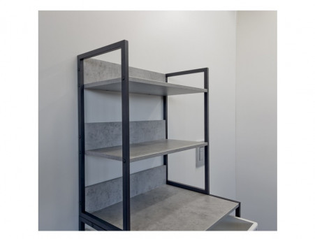 Стеллаж для Стиральной Машины «Comforty» 65x160x46,5см, Бетон Светлый (00-00011164CF)