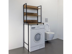 Стеллаж для Стиральной Машины «Comforty» 65x160x46,5см, Дуб Темно-Коричневый (00-00011201CF)