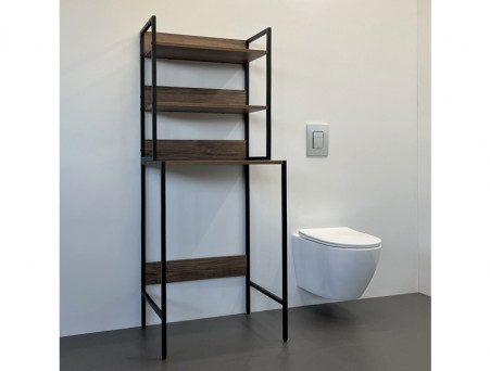 Стеллаж для Стиральной Машины «Comforty» 65x160x46,5см, Дуб Темно-Коричневый (00-00011201CF)