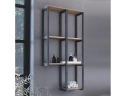 Стеллаж Подвесной «Comforty» Порто-50, 50x112x24см, Дуб Дымчатый (00-00010675CF)