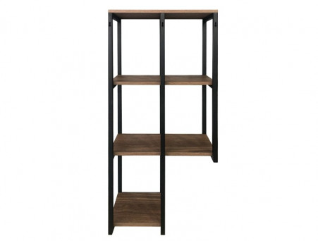 Стеллаж Подвесной «Comforty» Порто-50, 50x112x24см, Дуб Темно-Коричневый (00-00000829CF)