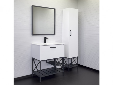 Тумба с Раковиной «Comforty» Бредфорд-75, 75,5x87x46,5см, Белый (00-00013442CF)
