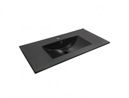 Тумба с Раковиной «Comforty» Бредфорд-90, 91x87x46,5см, Дуб Темный (00004148003CF)