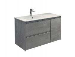 Тумба с Раковиной «Comforty» Бремен-90, 91x56x46,5см, Дуб Белый (00004142375CF)